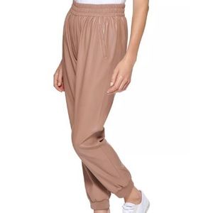 Calvin Klein Faux Leather Jogger Pant